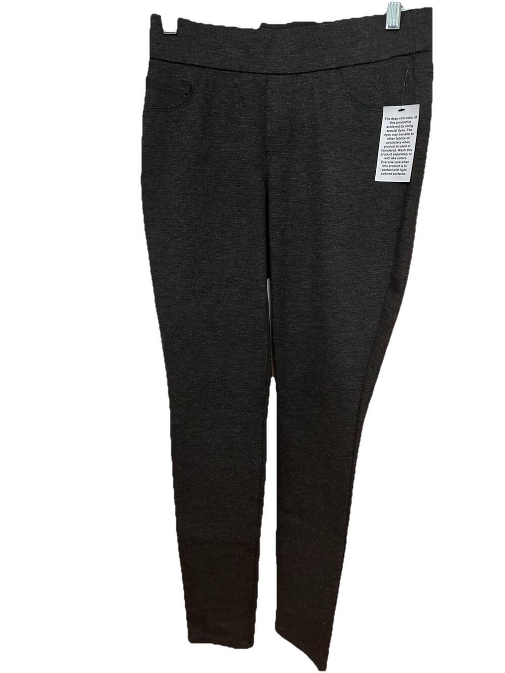 NWT NINE WEST Jeans Charcoal Skinny Denim Jeggings Pants Size 2